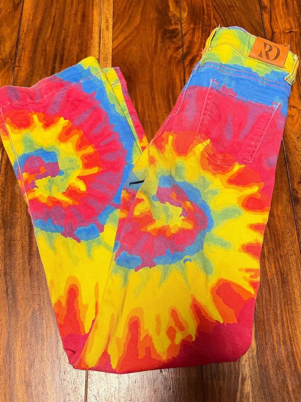 Kids Tie-Dye Jeans - Bright Multi
